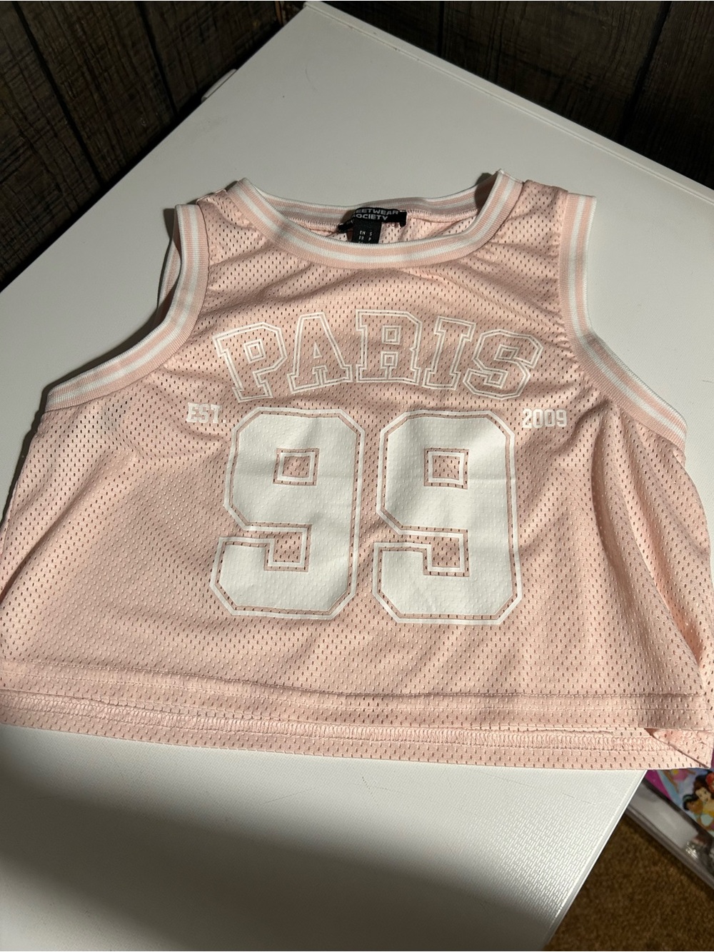 FREE! Kids' Pink 'Paris 99' Mesh Tank Top